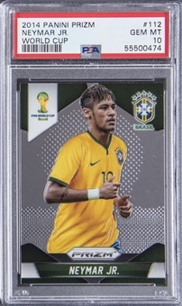 2014 Panini Prizm World Cup #112 Neymar Jr. - PSA GEM MT 10 